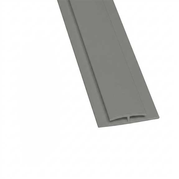FRP 10' Dark Grey Division Bar Molding